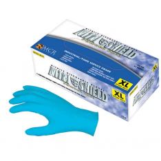 MCR SAFETY 6015XL, XLRG 4 MIL NITRISHIELD DISPOSABLE GLOVE PDR FREE